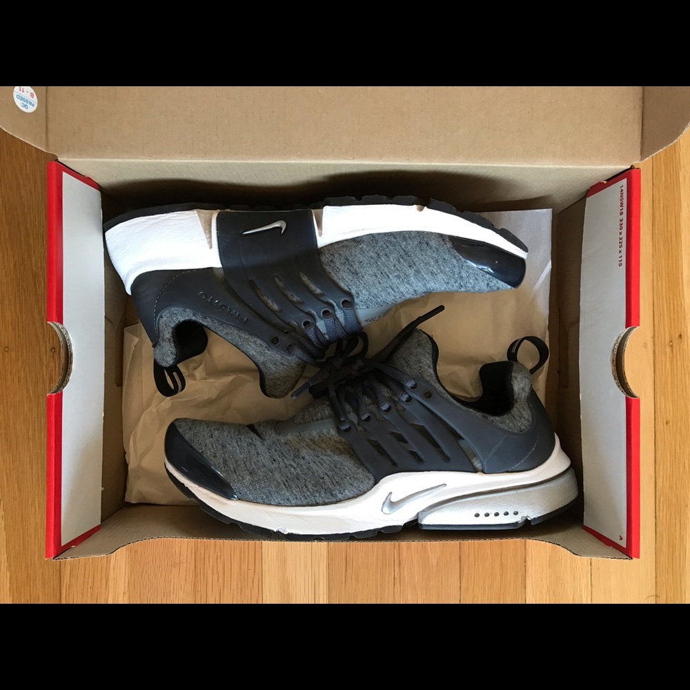 Nike Air Presto TP QS Fleece Pack Grey Size XS